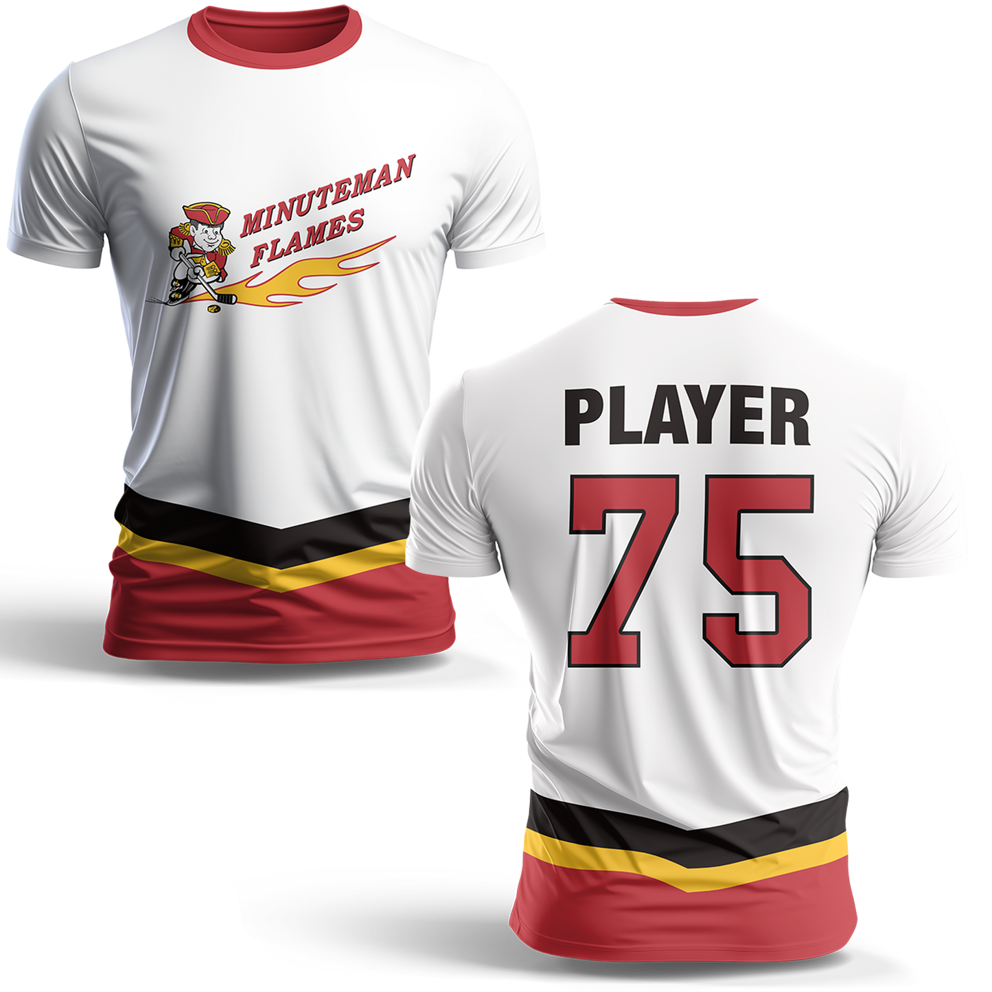 *PRE ORDER* Minuteman Flames or Lady Flames Player Jersey T-Shirt