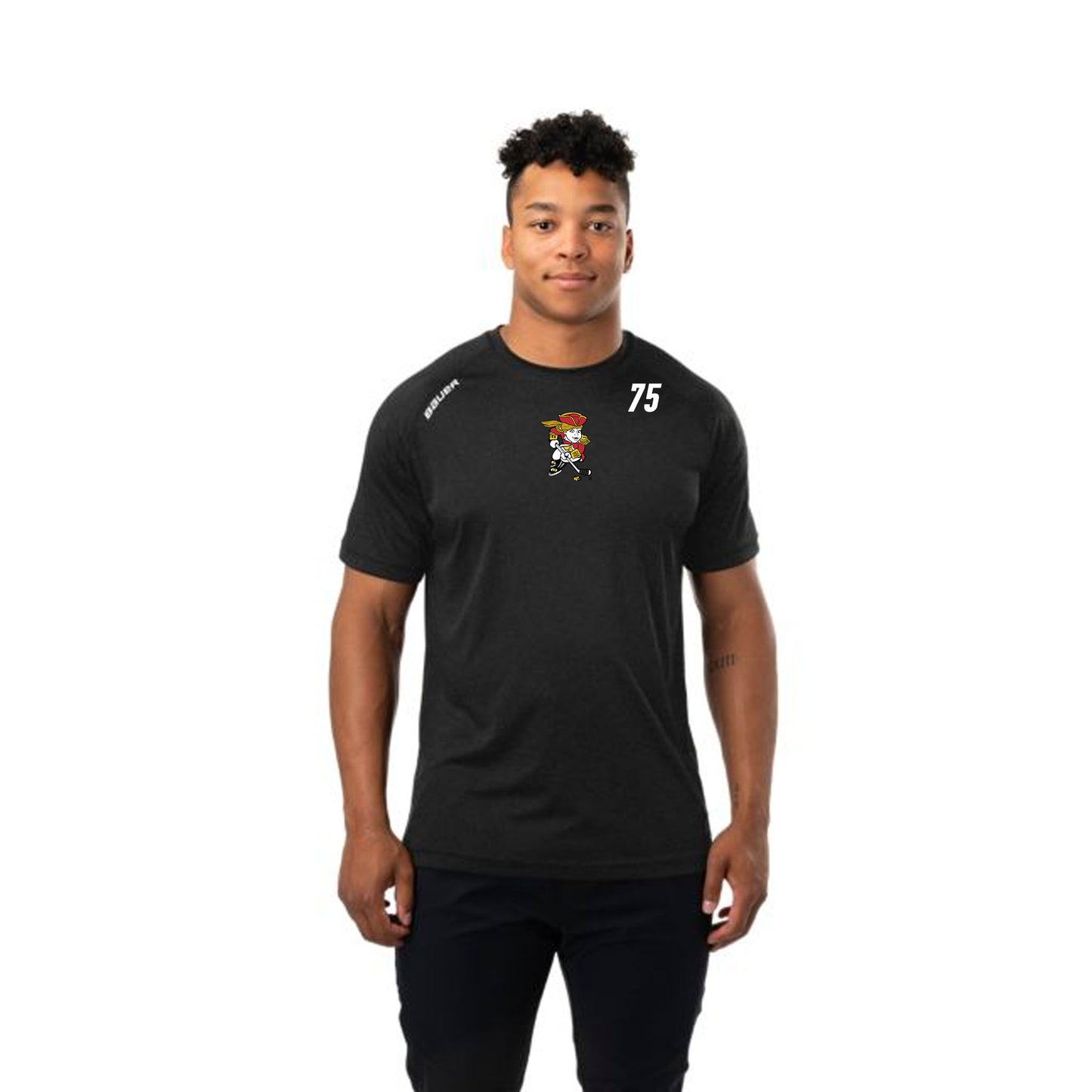 *PRE ORDER* S24 Minuteman Flames or Lady Flames Bauer Team Tech Tee in Black or Grey
