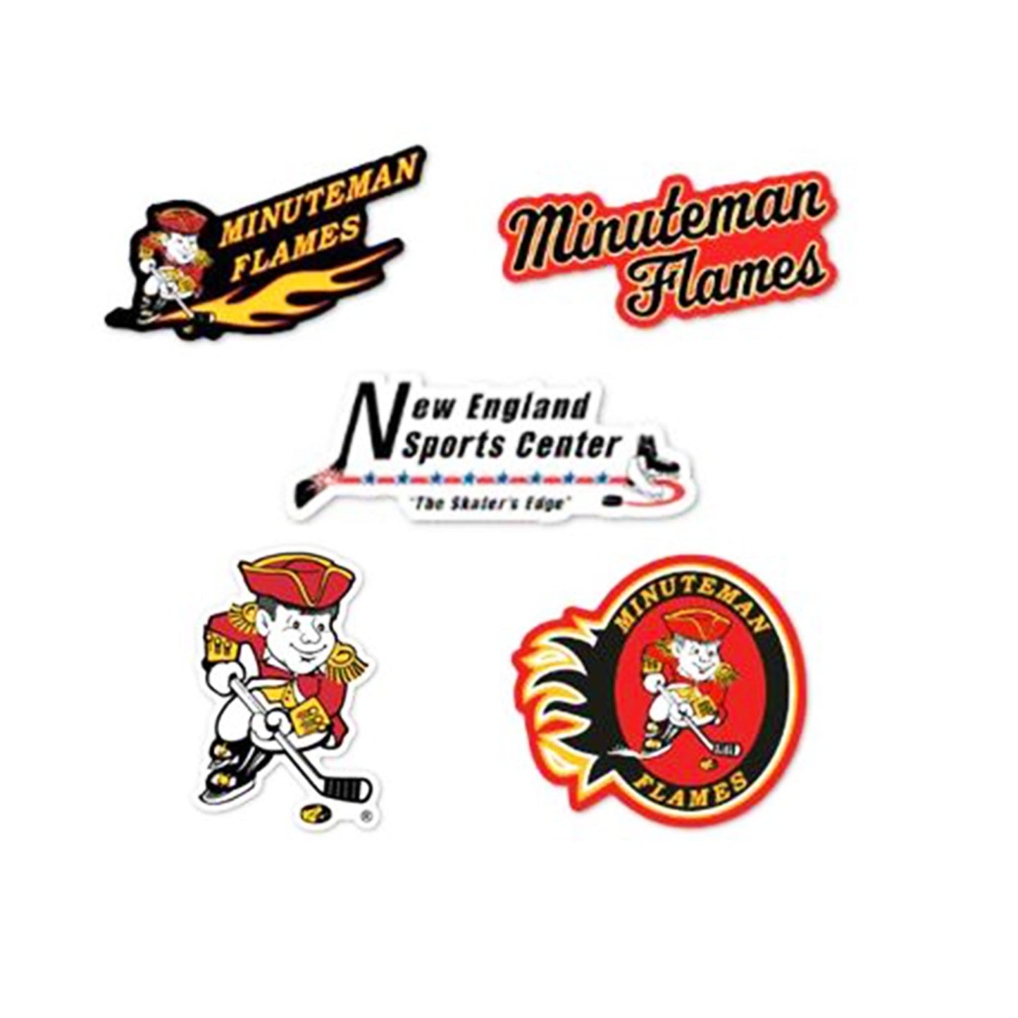 Minuteman Flames or Lady Flames Sticker Pack