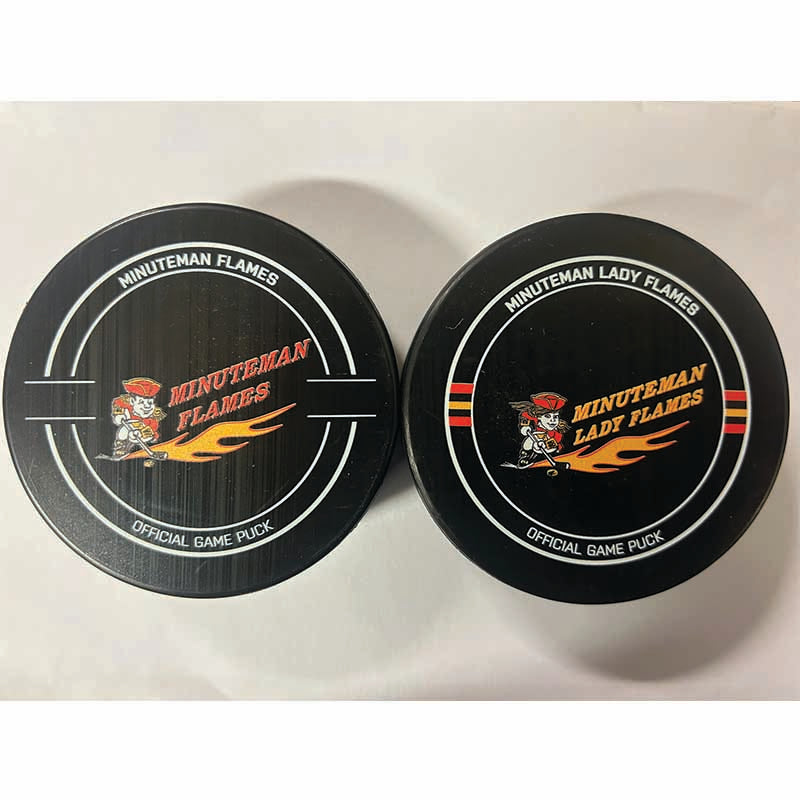 Minuteman Flames or Lady Flames Pucks