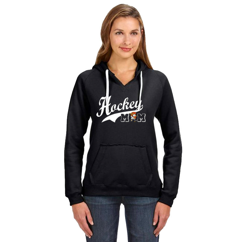 Lady Flames Women's Hockey Mom Hoody in Black