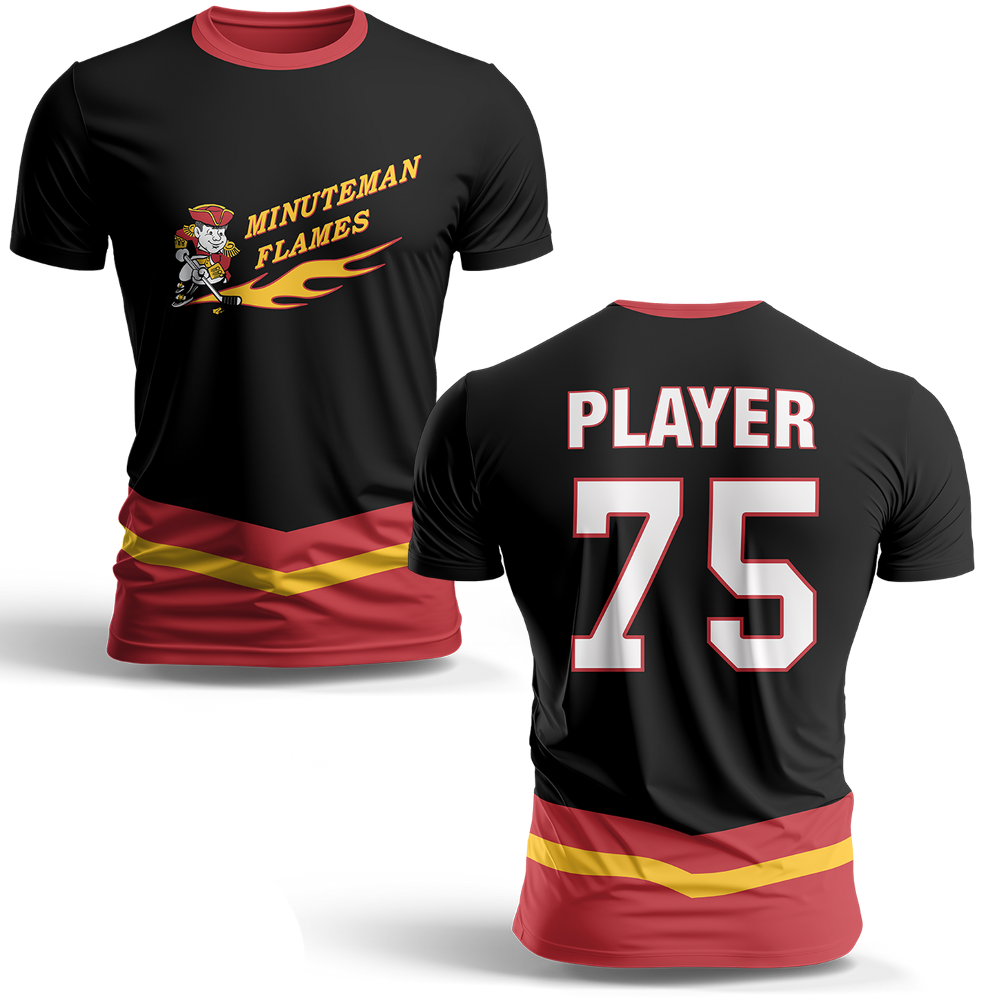 *PRE ORDER* Minuteman Flames or Lady Flames Player Jersey T-Shirt