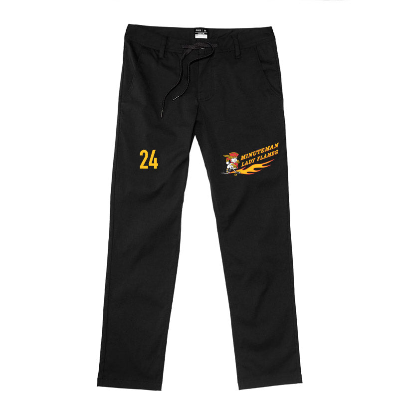 Minuteman Flames or Lady Flames PVCK Team Pants in Black
