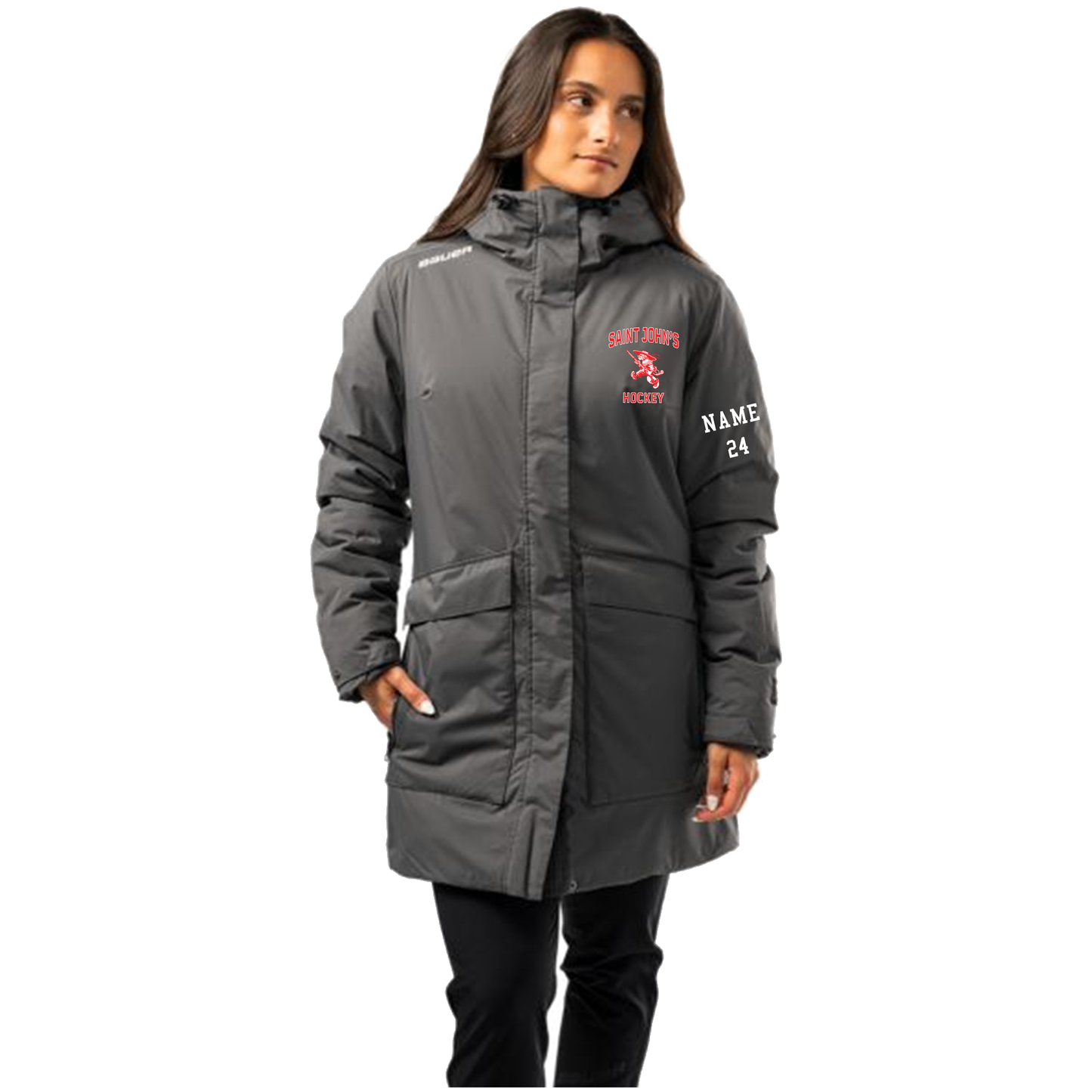 *PRE ORDER* S25 Saint John's Bauer Women's Team Travel Jacket in Grey