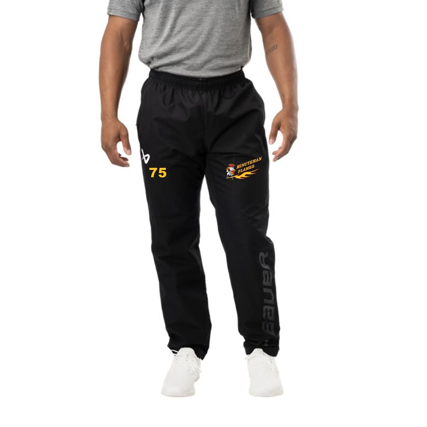 *PRE ORDER* S24 Minuteman Flames or Lady Flames Bauer Lightweight Pants in Black
