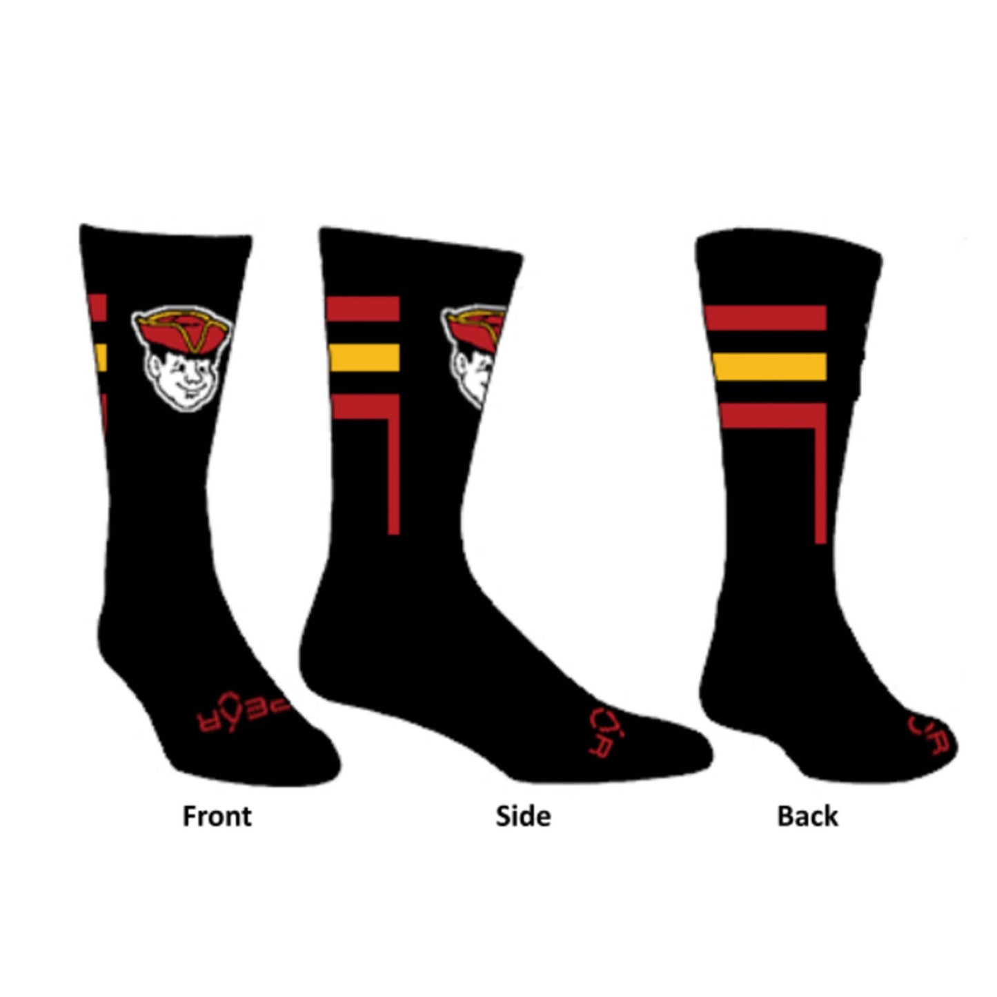 *PRE ORDER* Minuteman Flames Crew Sock