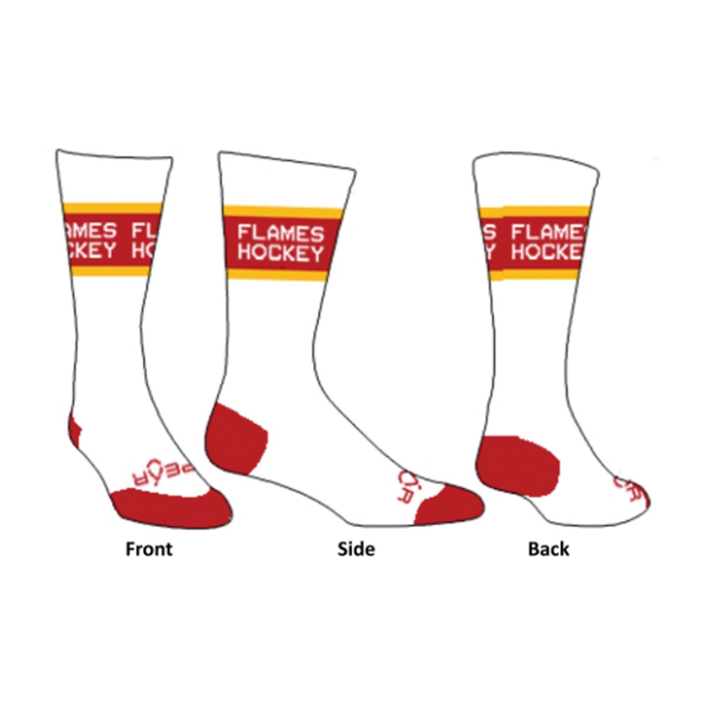 *PRE ORDER* Minuteman Flames Crew Sock