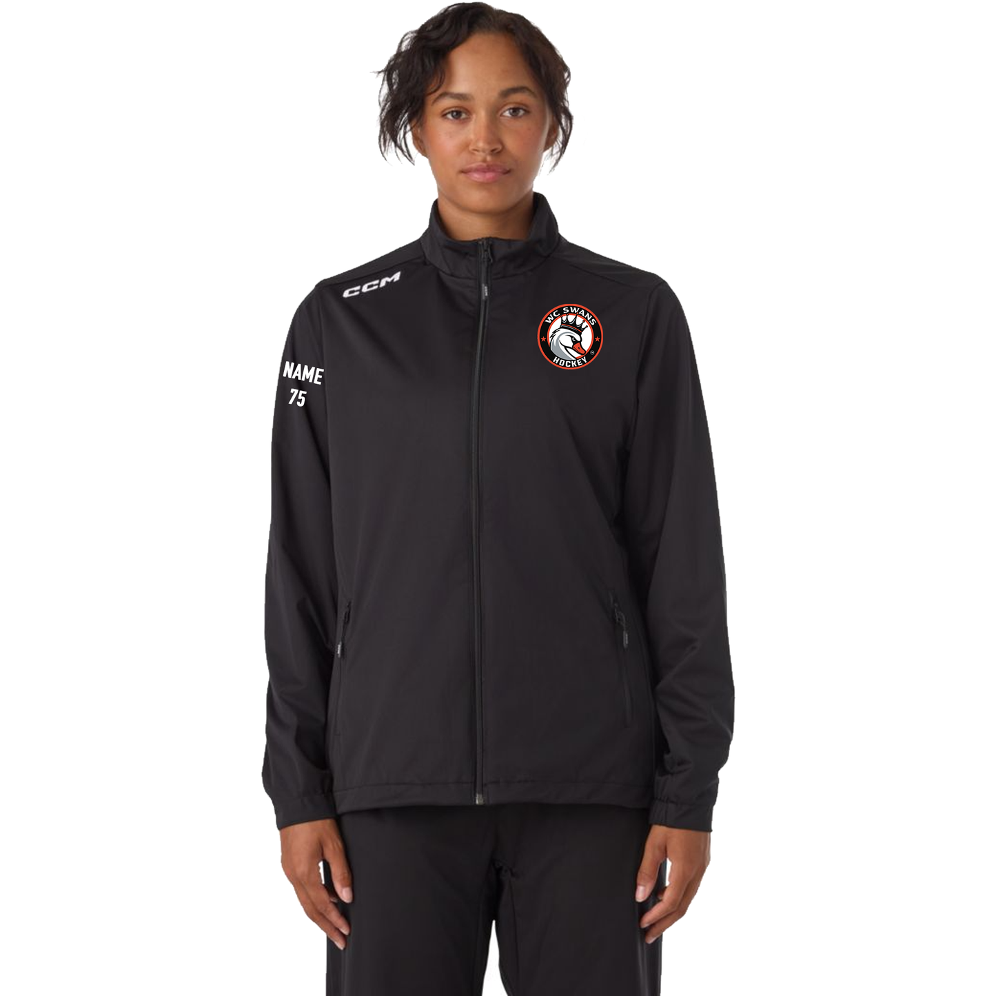 *PRE ORDER* S25 WC SWANS CCM Women's Rink Suit Jacket in Black