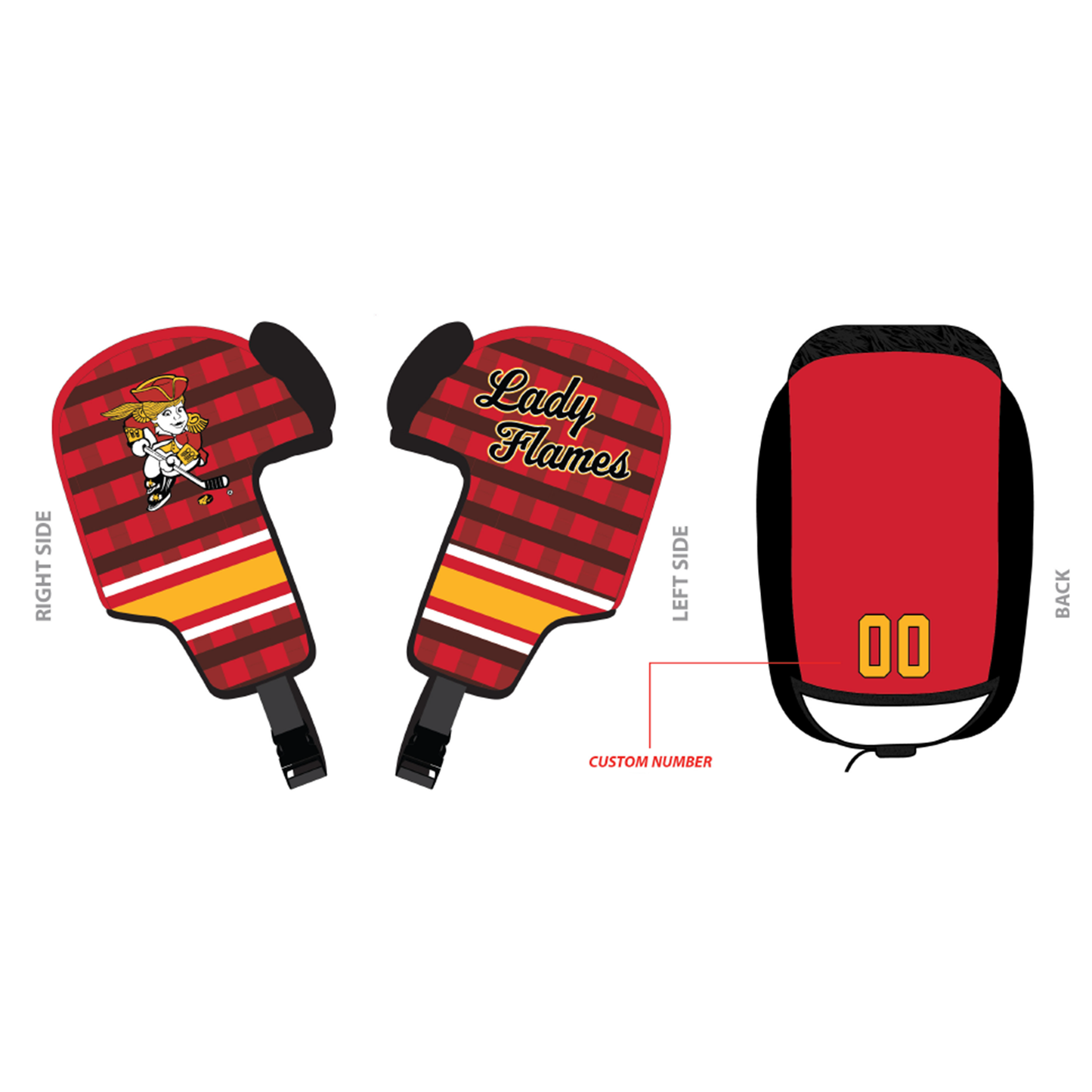 Minuteman Flames or Lady Flames Trapper Hat