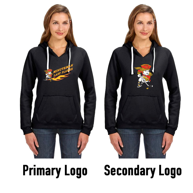 Lady Flames Women's Hoody in Black