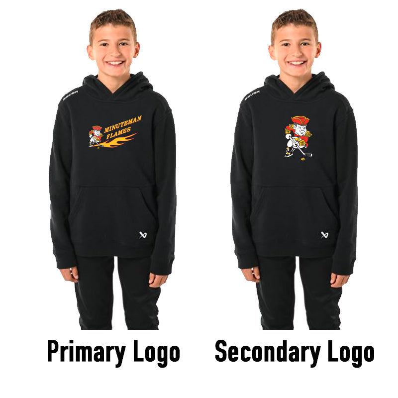 *PRE ORDER* Minuteman Flames or Lady Flames Bauer Team Hoody in Black