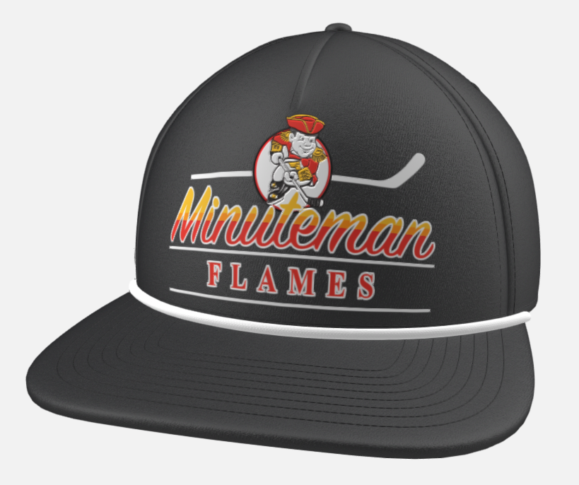 *PRE ORDER* Minuteman Flames Celly Hockey Co Snap Back Hat in Black or White