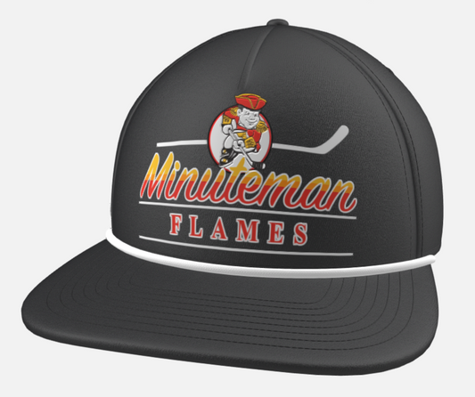 *PRE ORDER* Minuteman Flames Celly Hockey Co Snap Back Hat in Black or White