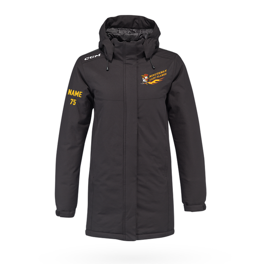 *PRE ORDER* S25 Minuteman Flames or Lady Flames CCM Women's Winter Jacket in Black