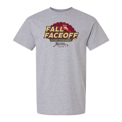 *PRE ORDER* Fall Faceoff PRIMARY LOGO Cotton T-Shirt in Grey