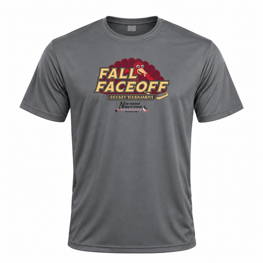 *PRE ORDER* Fall Faceoff PRIMARY LOGO Dri Fit T-Shirt in Graphite