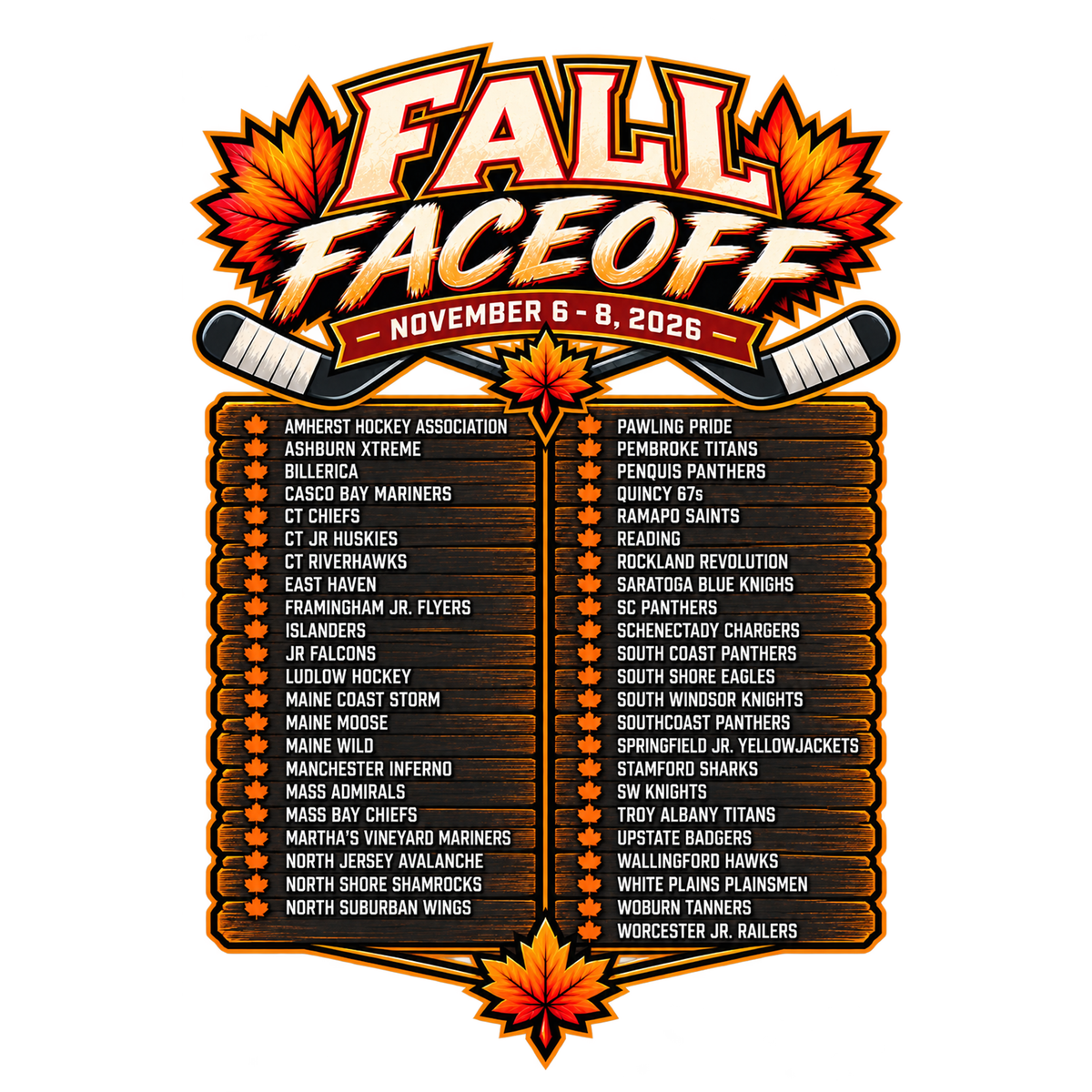 *PRE ORDER* Fall Faceoff PRIMARY LOGO Hoody in Grey or Sand