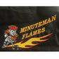 Minuteman Flames Hockey Bag in Black and Red w/ Embroidered Patch Logo