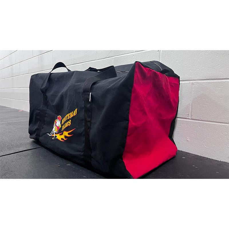 Lady Flames Hockey Bag in Black and Red