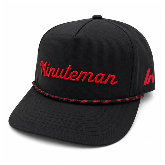 Minuteman Flames Tour Lid Hat in Black