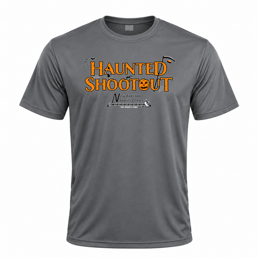 *PRE ORDER* Haunted Shootout Dri Fit Tee in Graphite