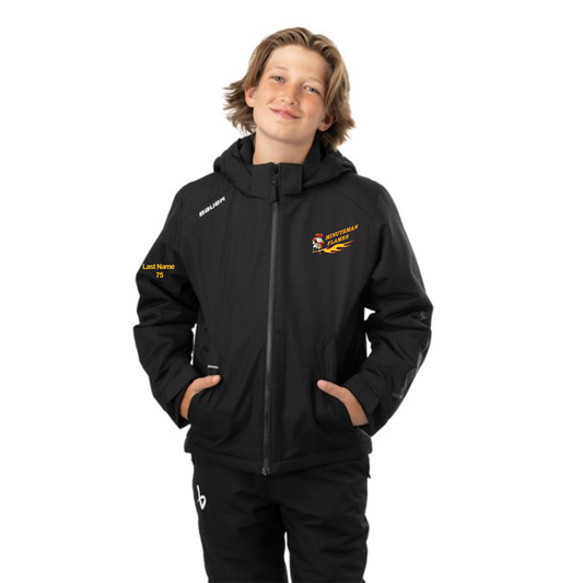 *PRE ORDER* S24 Minuteman Flames or Lady Flames Bauer Team Heavyweight Jacket in Black