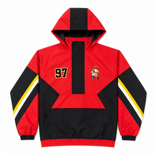 *PRE ORDER* Minuteman Flames or Lady Flames Vintage Pullover Halfzip Jacket
