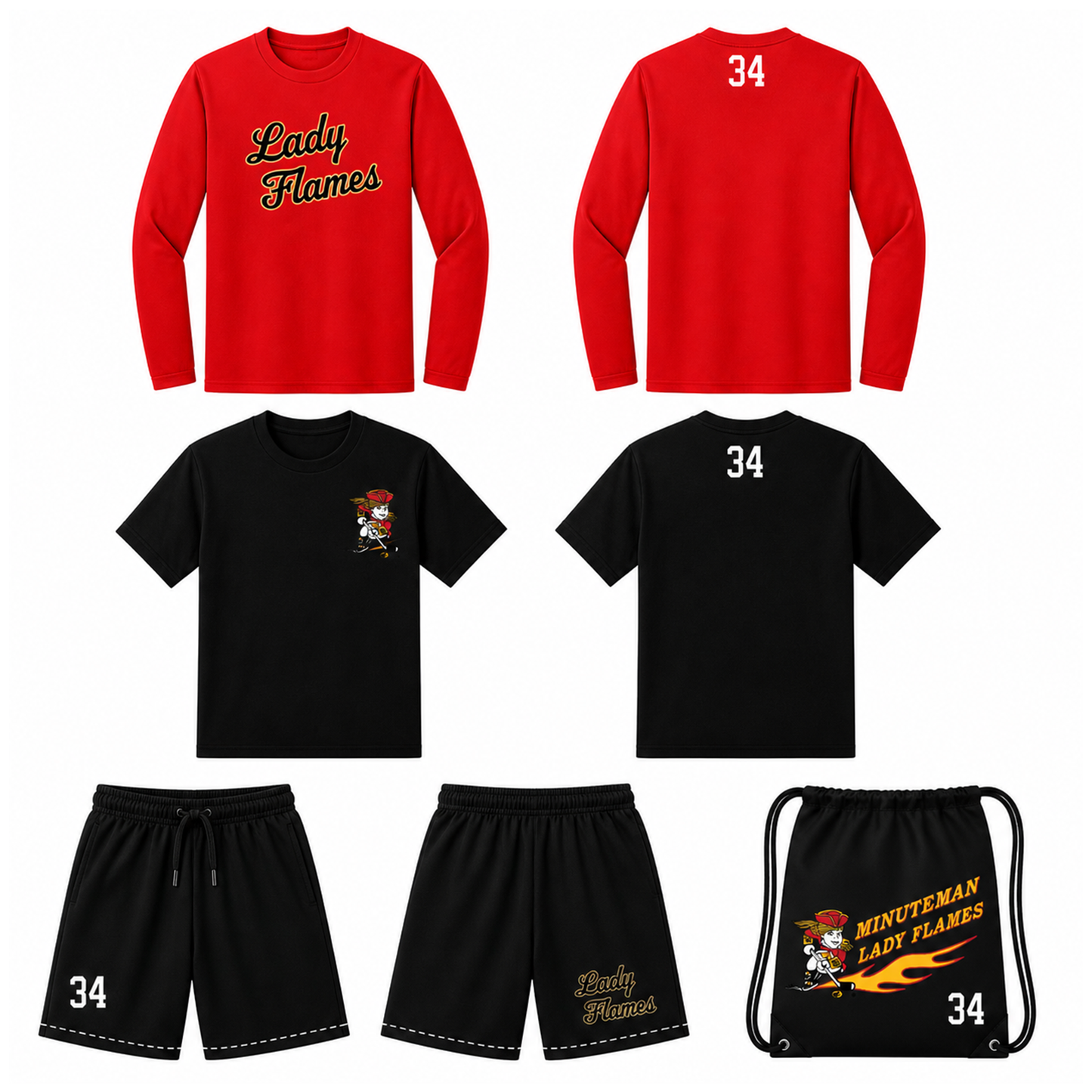 *PRE ORDER* S26 Minuteman Flames or Lady Flames Player Pack