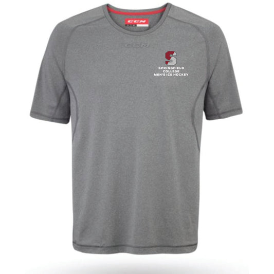 Springfield College Club Hockey CCM Performance T-Shirt in Grey