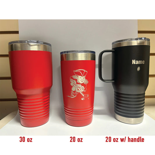 *PRE ORDER* Minuteman Flames or Lady Flames Tumblers in Black or Red